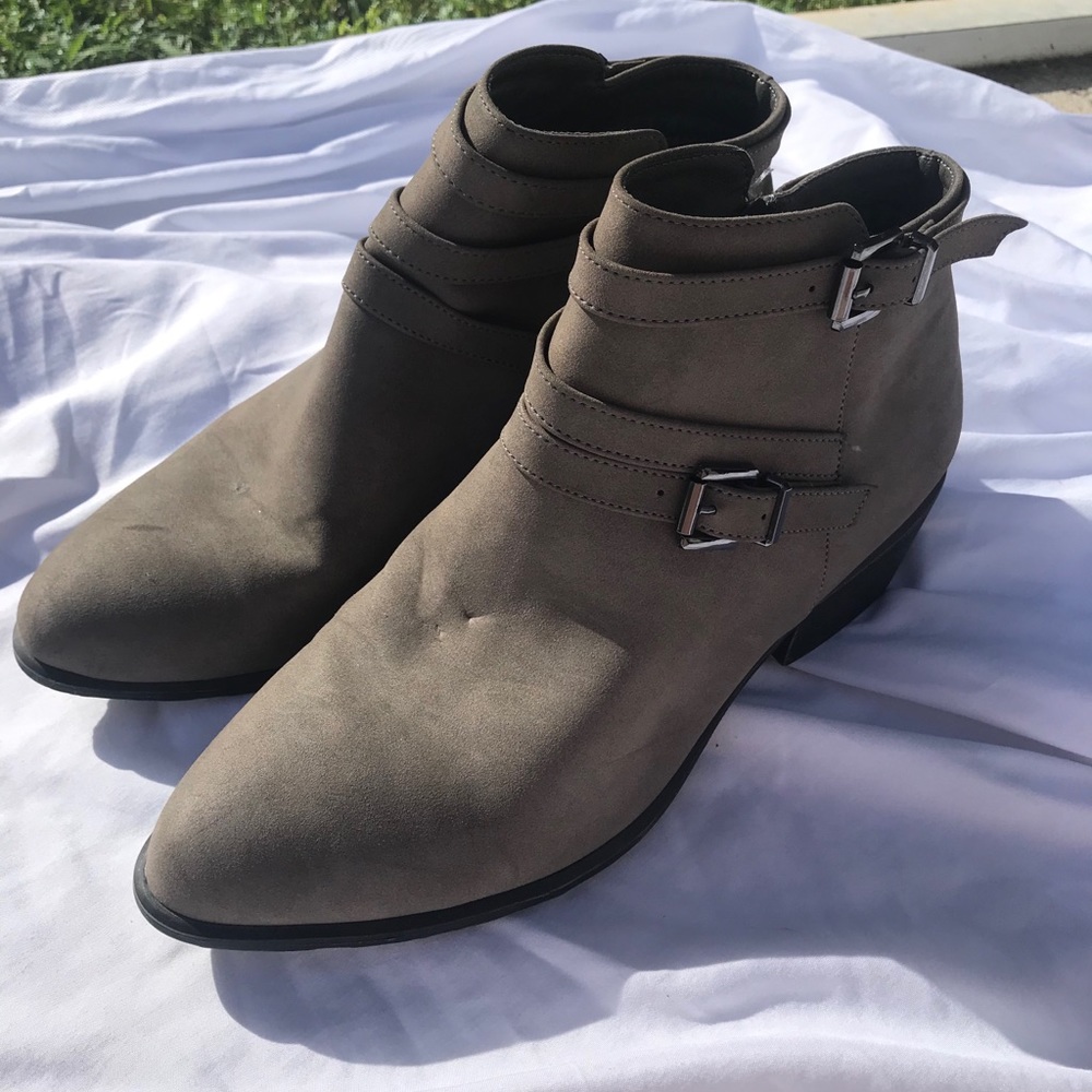 Grey Ankle Booties